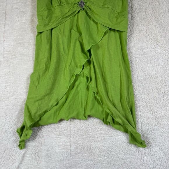 NWT Johnny Girl Vintage Y2K Ruffle Strappy Tank Top Blouse - Picture 2 of 6